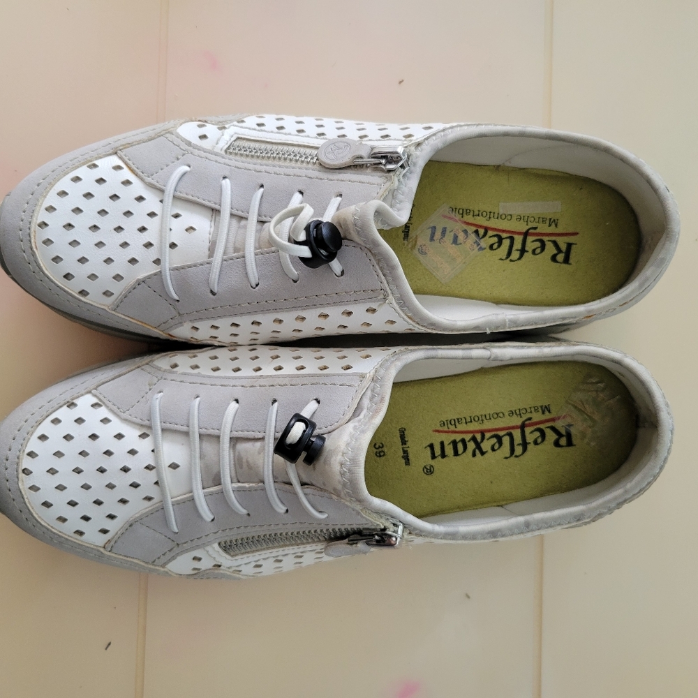 Reflexan White and Gray Woman's Shoes Size 39